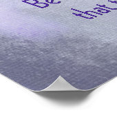 Halten eines Flüsters Poster (Ecke)