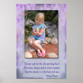 Halten eines Flüsters Poster (Vorne)