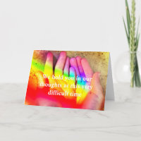 Halten eines Regenbogens