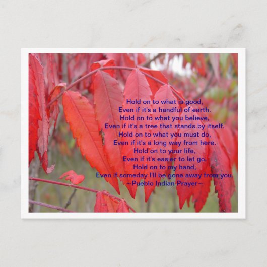 halten postkarte (Vorderseite)