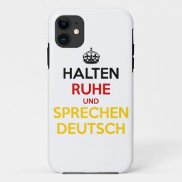 Halten Ruhe und SpæDeutsch Case-Mate iPhone Hülle