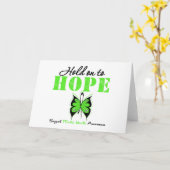 Halten Sie an, um Gesundheits-Bewusstsein zu Karte (Gelbe Blume)