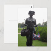 Halten Sie bitte meine Taschen fest Postkarte (Vorne/Hinten)