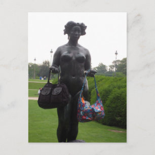 Halten Sie bitte meine Taschen fest Postkarte