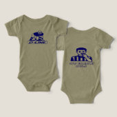 Halten Sie das Baby-Outfit nicht länger aufrecht (Design Vorderseite & Rückseite)