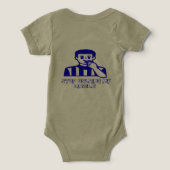 Halten Sie das Baby-Outfit nicht länger aufrecht (Design Rückseite)