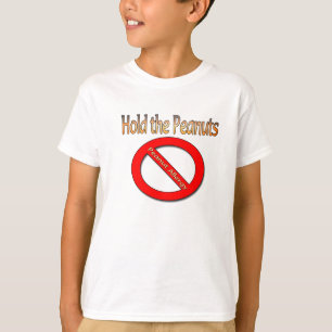 Halten Sie das Erdnuss-Erdnuss-Allergie-Shirt T-Shirt