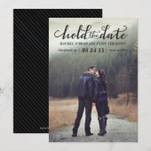 Halten Sie das Foto Datum Save the Date. Date (Vorne/Hinten)