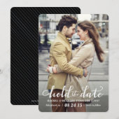 Halten Sie das Foto Datum Save the Date. Date (Vorne/Hinten)