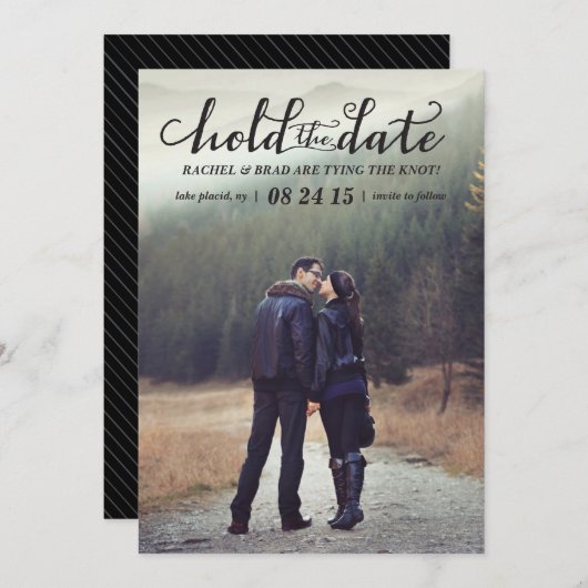 Halten Sie das Foto Datum Save the Date. Save The Date (Vorne/Hinten)