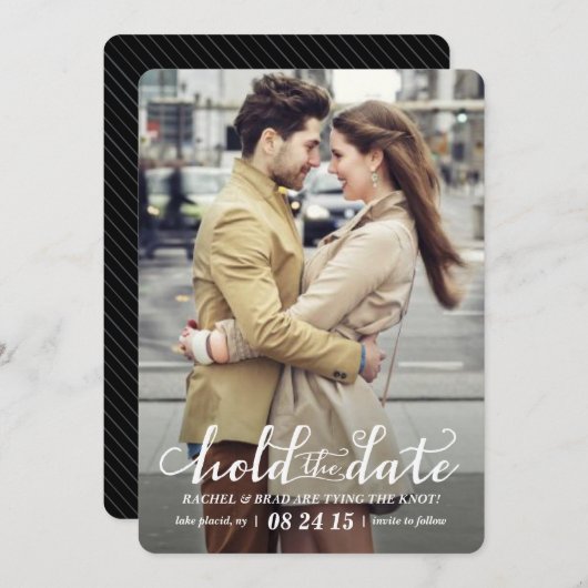 Halten Sie das Foto Datum Save the Date. Save The Date (Vorne/Hinten)