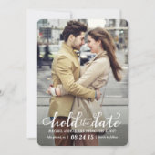 Halten Sie das Foto Datum Save the Date. Save The Date (Vorderseite)