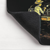 Halten Sie das Licht noch Buddy Funny Mechanic Mousepad (Ecke)