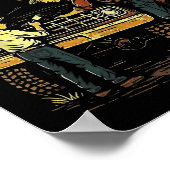 Halten Sie das Licht noch Buddy Funny Mechanic Poster (Ecke)