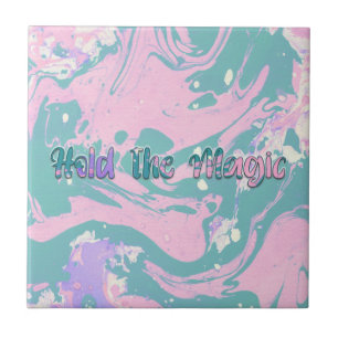 Halten Sie den Zauberstab. Fliese