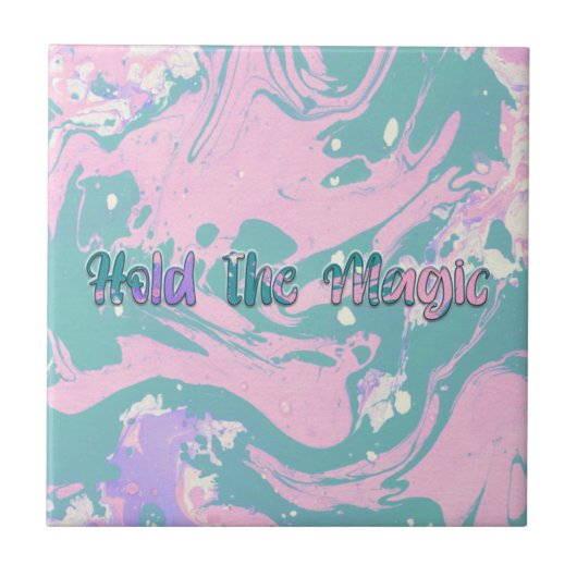 Halten Sie den Zauberstab. Fliese (Vorderseite)