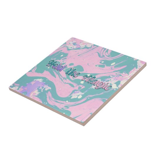 Halten Sie den Zauberstab. Fliese (Seite)