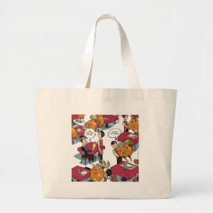 Halten Sie die Jahreszeiten bitte sonnige Feinschm Jumbo Stoffbeutel