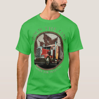 Halten Sie die Linie kanadische LKW Protest Trucke T-Shirt