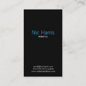 HALTEN SIE DIE MUSIK DJ Musician Band NICHT AUF Visitenkarte (Rückseite)