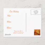 Halten Sie die Postkarte des Datums (Rückseite)