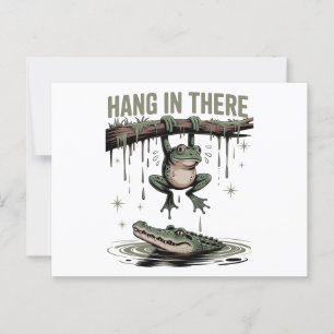 Halten Sie durch  Postkarte