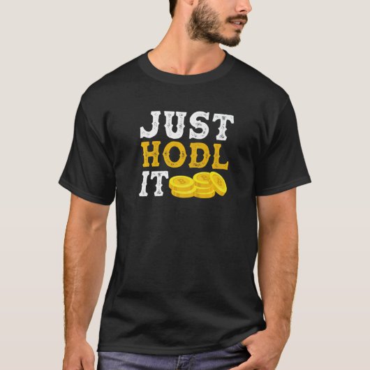 Halten Sie einfach den Krypto fest T-Shirt (Vorderseite)