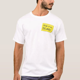 Halten Sie es an dem Mann fest! T-Shirt
