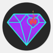 Halten Sie es dir fest.Klassischer Rundaufkleber Runder Aufkleber (Vorderseite)