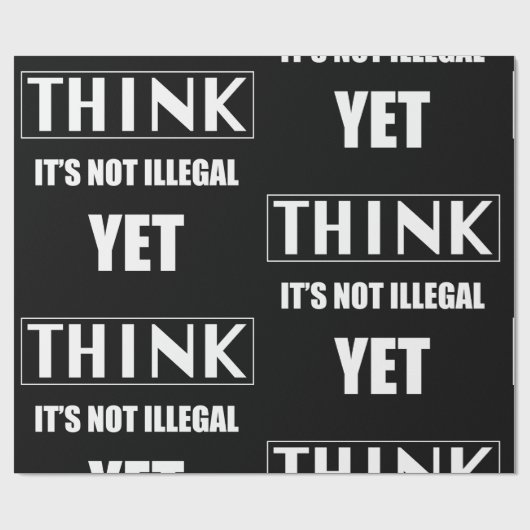 Halten sie es für noch nicht illegal geschenkpapier (Flach)