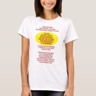 Halten Sie Hundeetikette instand T-Shirt