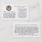 Halten Sie Hundeinformationen für Geschäfte Visitenkarte (Vorne/Hinten)