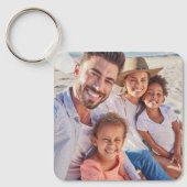 Halten Sie Ihr Foto für Ihre Familie Schlüsselanhänger (Vorderseite)