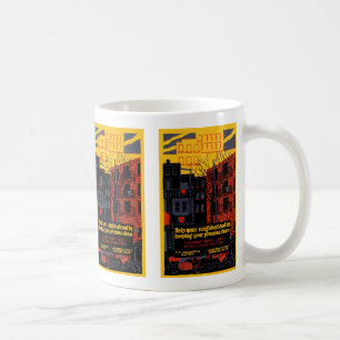 Halten Sie Ihre Nachbarschaft sauber Kaffeetasse