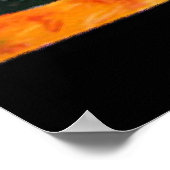 Halten Sie Ihre Vision I fest - Glasdruck Poster (Ecke)