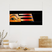 Halten Sie Ihre Vision I fest - Glasdruck Poster (Küche)