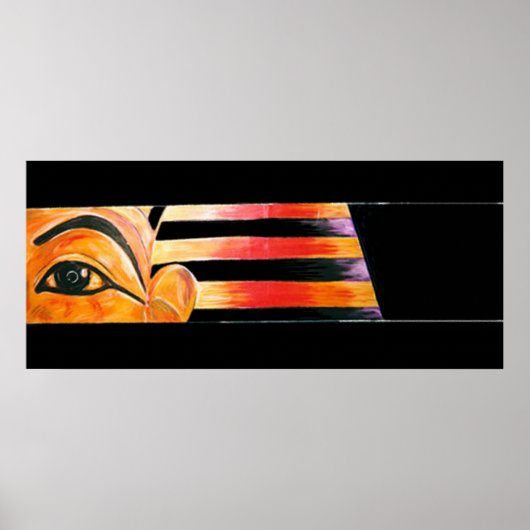 Halten Sie Ihre Vision I fest - Glasdruck Poster (Vorne)