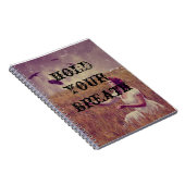 Halten Sie Ihren Atem Notizblock (Rechte Seite)