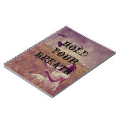 Halten Sie Ihren Atem Notizblock (Linke Seite)