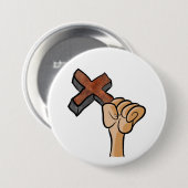 Halten Sie Ihren Glauben herauf Hoch Button (Vorne & Hinten)
