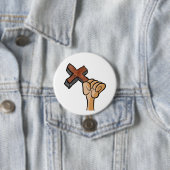 Halten Sie Ihren Glauben herauf Hoch Button (Beispiel)