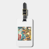 Halten Sie mein Bier-Camping fest Gepäckanhänger (Vorderseite vertikal)