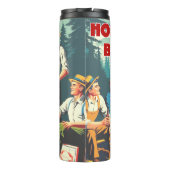 Halten Sie mein Bier-Camping fest Thermosbecher (Rückseite)