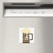 Halten Sie mein Bier fest Magnet (In Situ (Geschirrspüler))