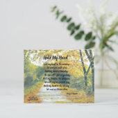 HALTEN SIE MEINE HAND POSTCARD POSTKARTE (Stehend Vorderseite)