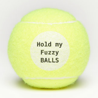 Halten Sie meine verschwommenen Bälle, während ich Tennisbälle