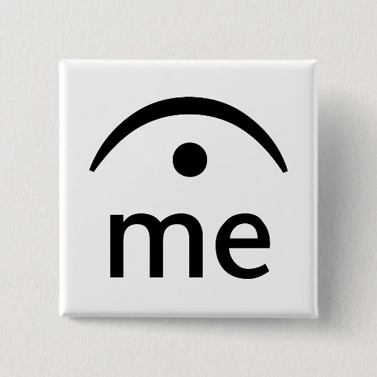 Halten Sie mich Button (Vorderseite)