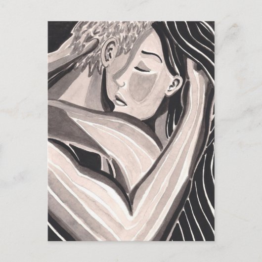 Halten Sie mich fest Postkarte (Vorderseite)