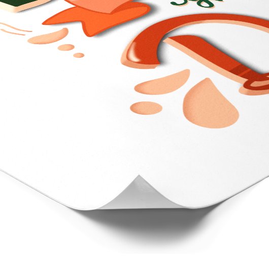 Halten Sie nicht an, wenn Sie müde sind, wenn Sie  Poster (Ecke)