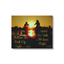 Halten Sie sich am Licht fest